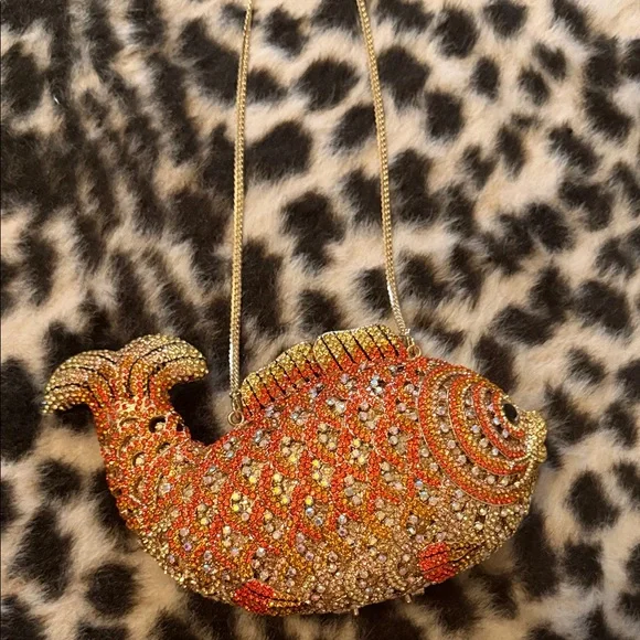 Crystal Koi Fish Statement Clutch - Picture 4 of 5